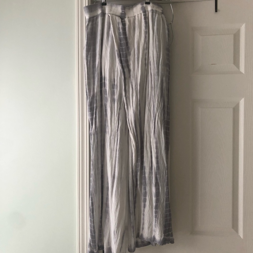 Anthropologie Large faux wrap lightweight pants